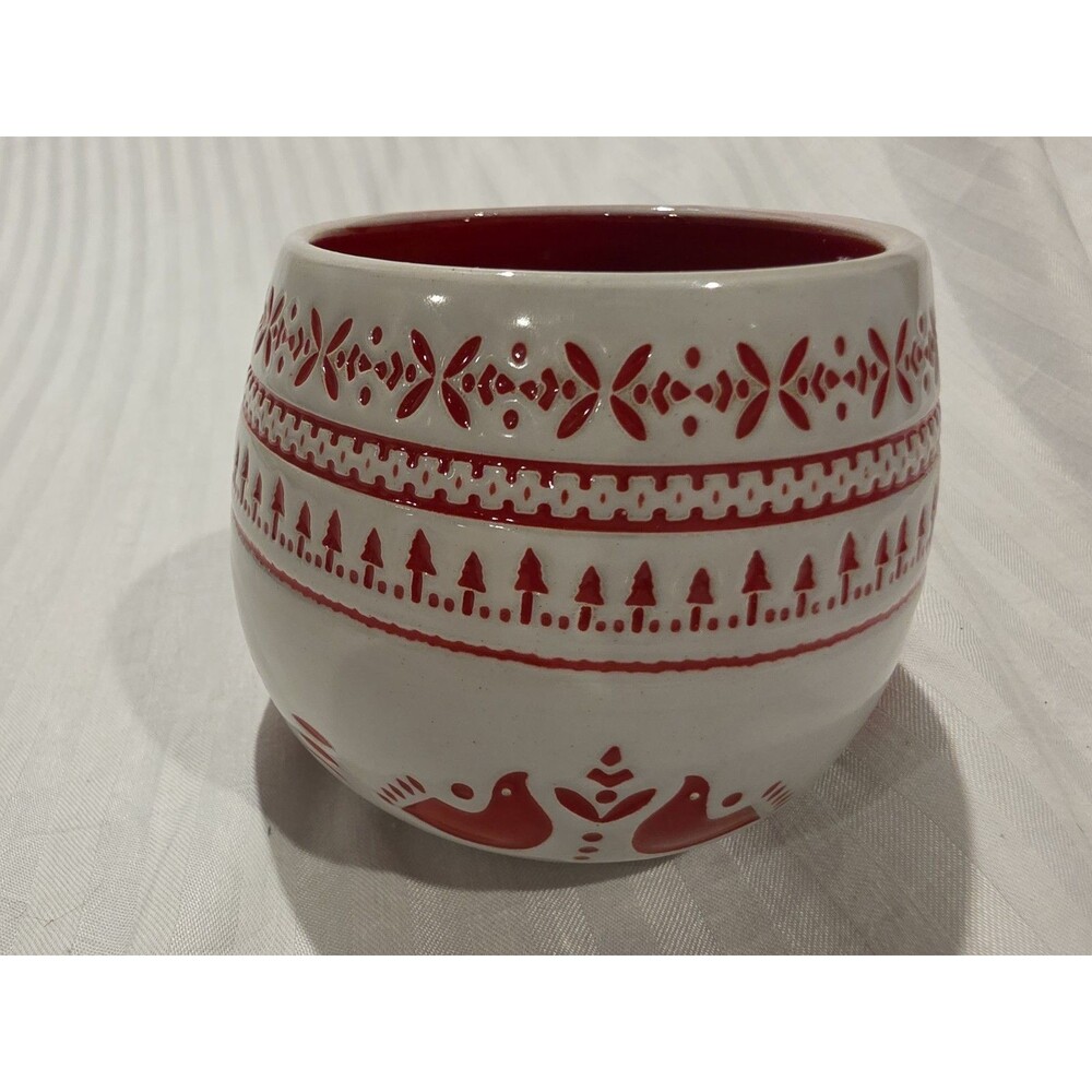 Hearth & Hand with Magnolia 14oz Nordic Christmas Fair Isle Stoneware Coffee Mug - Picture 4 of 5
